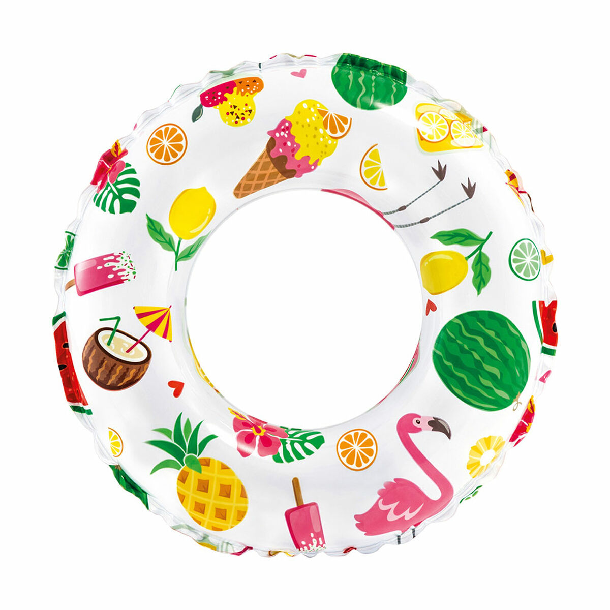 Oppustelig flydende donut Intex Ø 51 cm (36 Enheder)